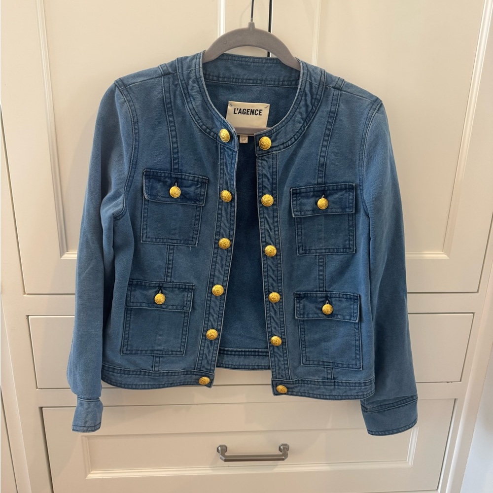 L'AGENCE Yari Denim Jacket